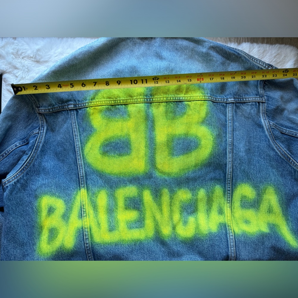 Balenciaga Denim Jacket (Size S) fits very oversized